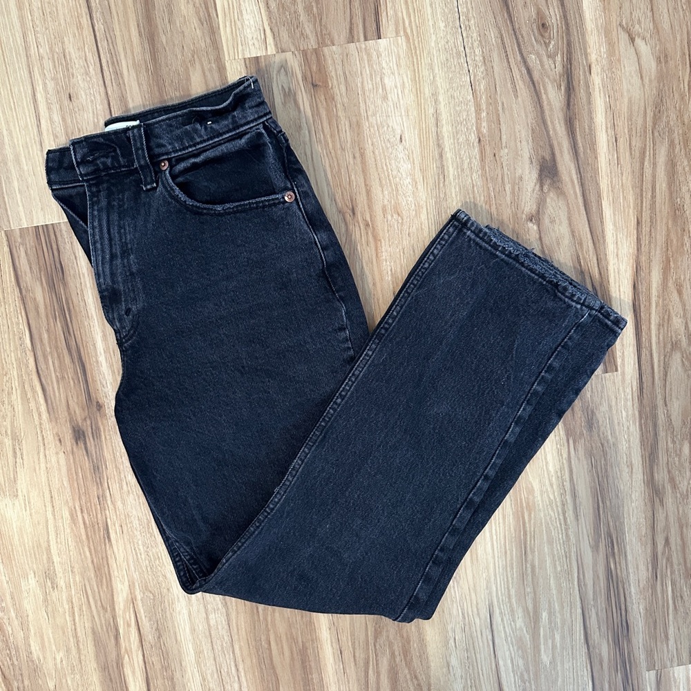 Abercrombie & Fitch High-Rise Black Jeans